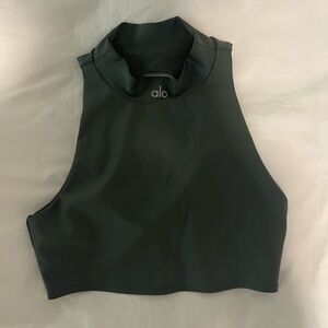 ALO dark cactus leggings and bra set